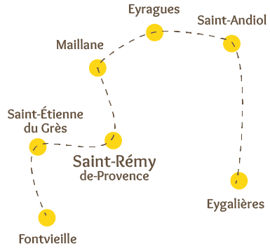 Autour de Saint-Rémy de Provence